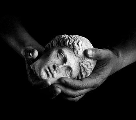 Sculpted
                          head